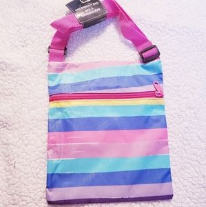 Cute Striped Crossbody Bag. NWT.